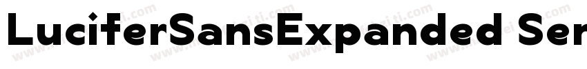 LuciferSansExpanded SemiBold字体转换